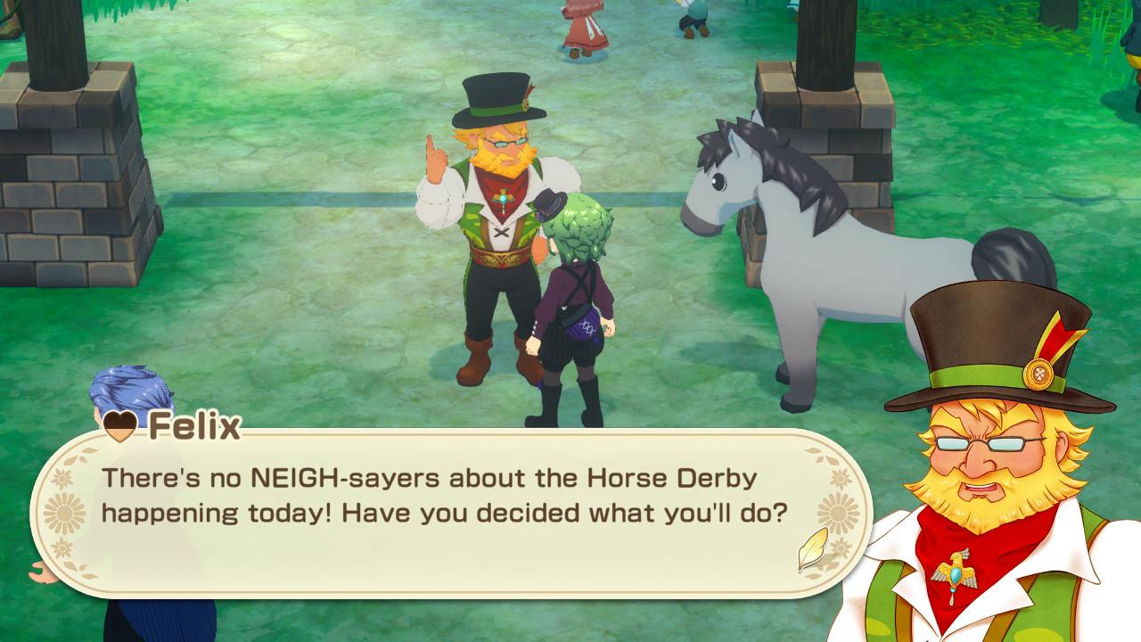 Felix Horse Race dialog