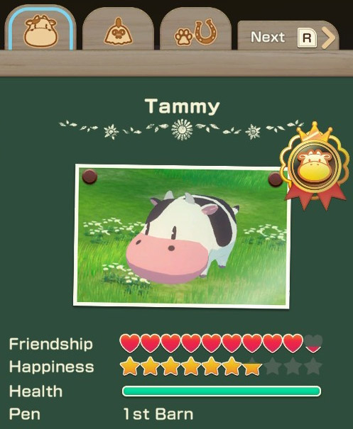 Checking branded cow's status page