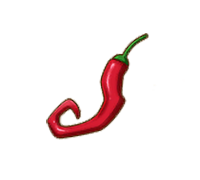 Curled Chili Pepper