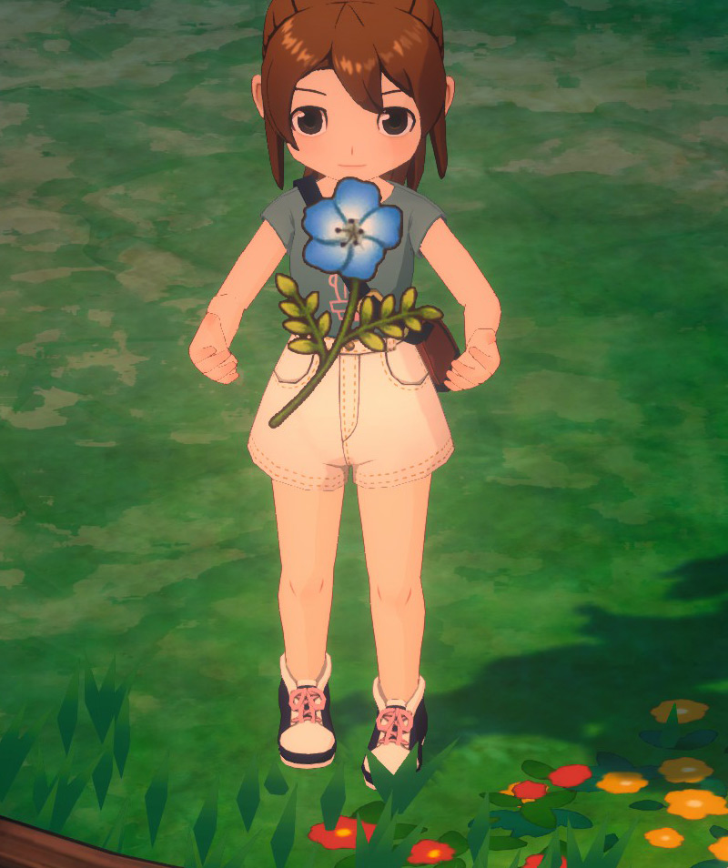 Baby Blue Flower in-game