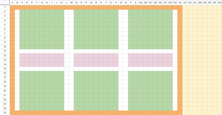 Sample of a balanced farm layout. / Story of Seasons: Friends of Mineral Town