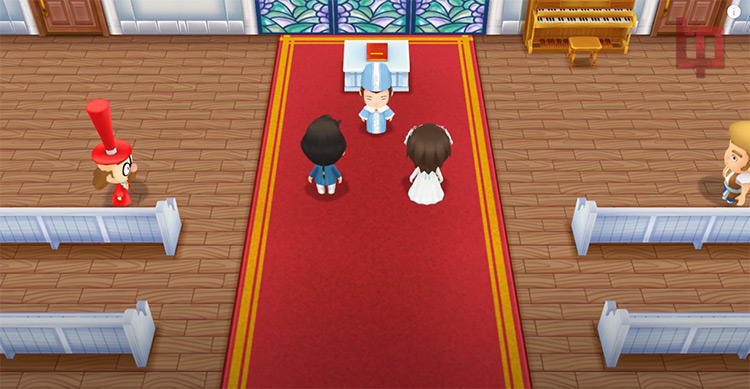 The farmer marries Huang at the Church.