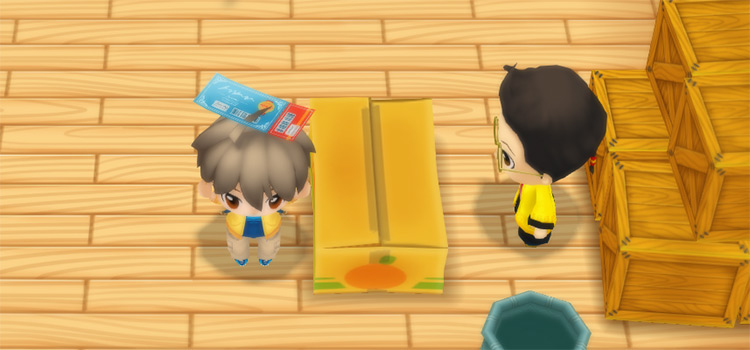 The farmer receives a Mystery Ticket / SoS: FoMT