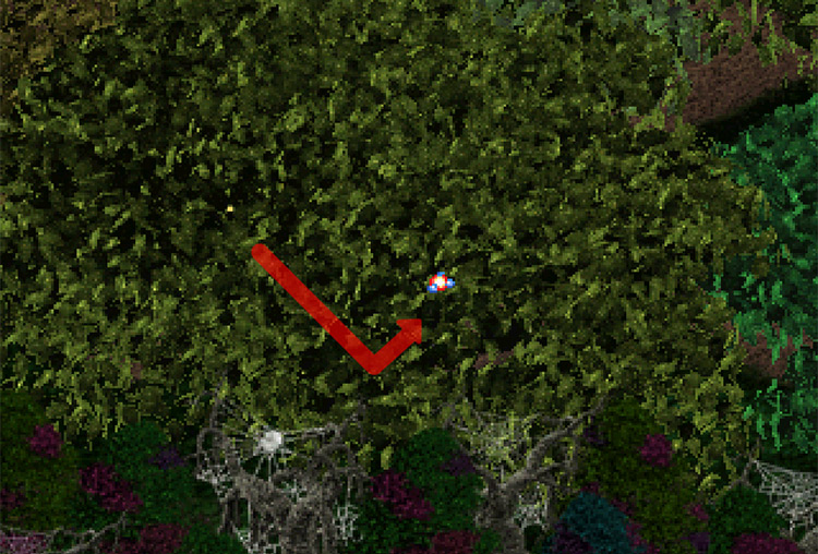 Three steps right, then turning up. / Digimon World 3