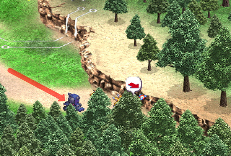 Heading into Kicking Forest. / Digimon World 3