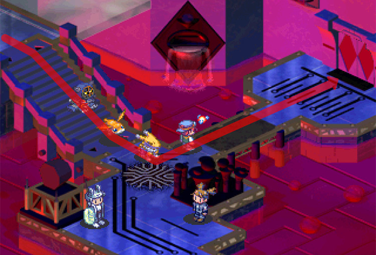 Entering the Amaterasu Login Room. / Digimon World 3
