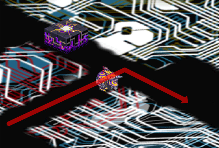 Turning east at the intersection. / Digimon World 3