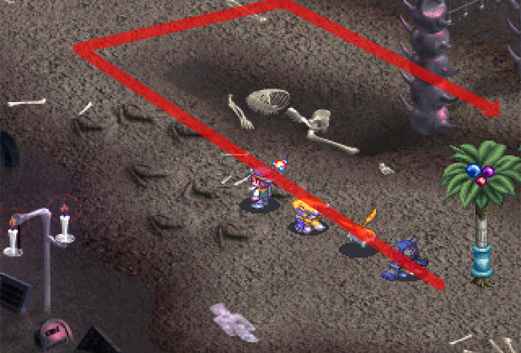 Walking through the second gate. / Digimon World 3